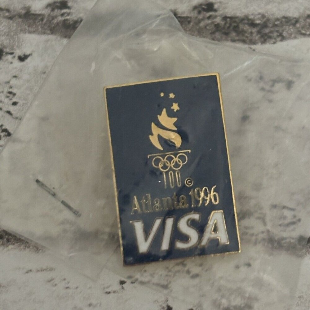 VISA Atlanta 1996 Olympics Pin NEW